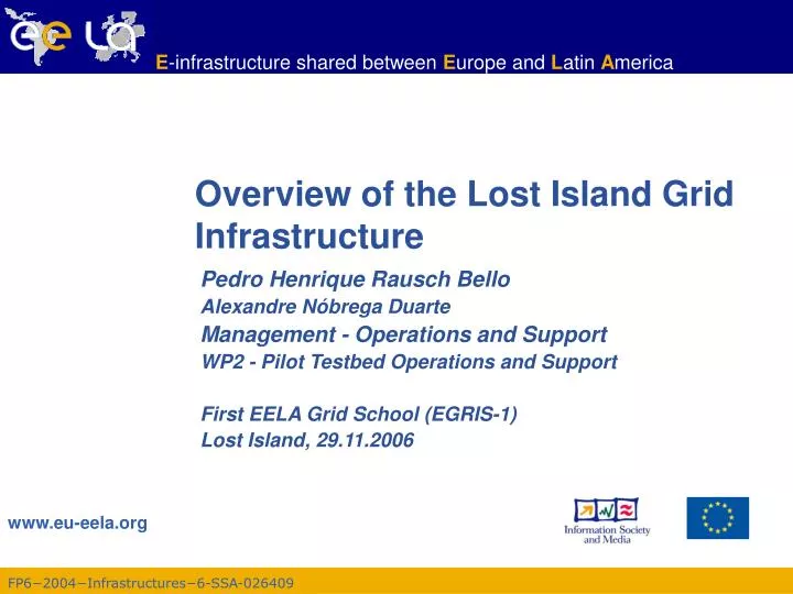 overview of the lost island grid infrastructure