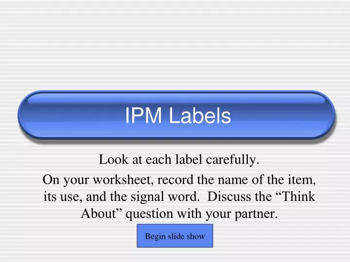 ipm labels