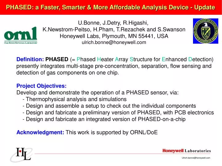 phased a faster smarter more affordable analysis device update