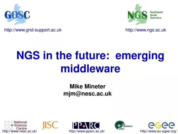 ngs in the future emerging middleware