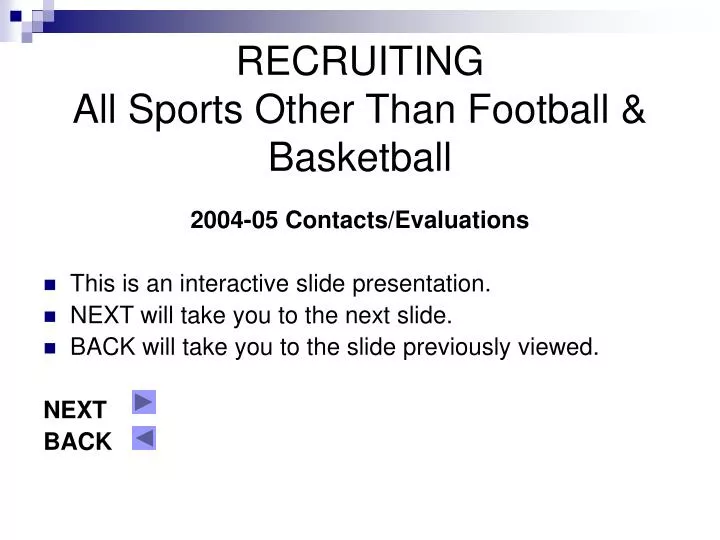 recruiting all sports other than football basketball
