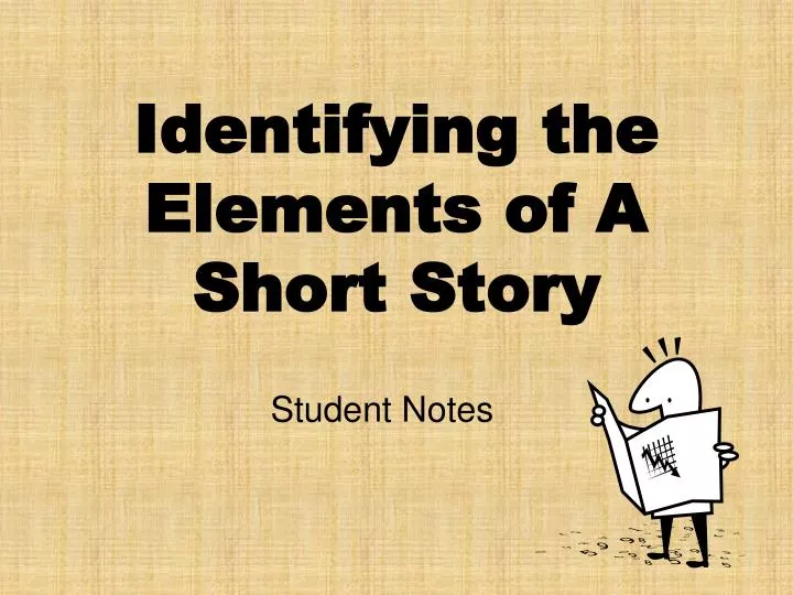 identifying the elements of a short story