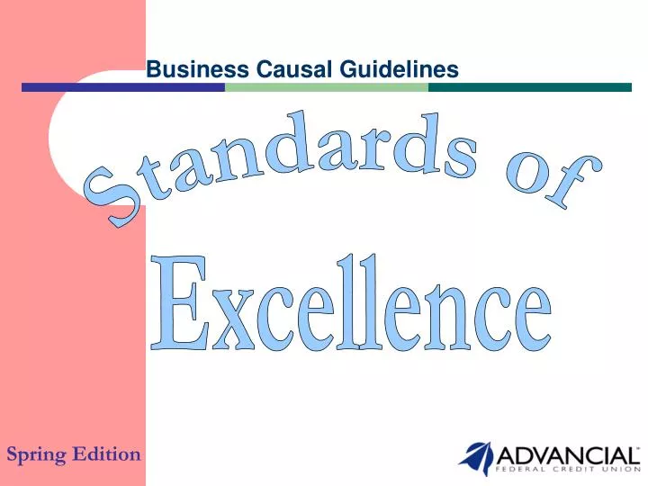 business causal guidelines