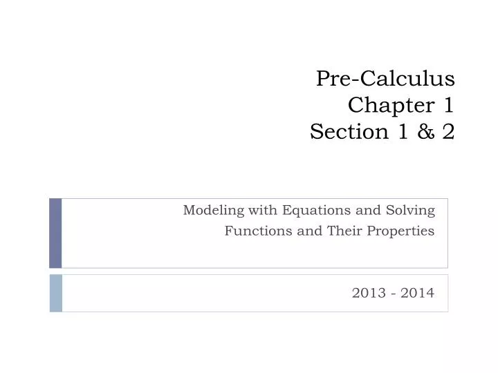 pre calculus chapter 1 section 1 2