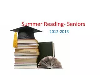 Summer Reading- Seniors