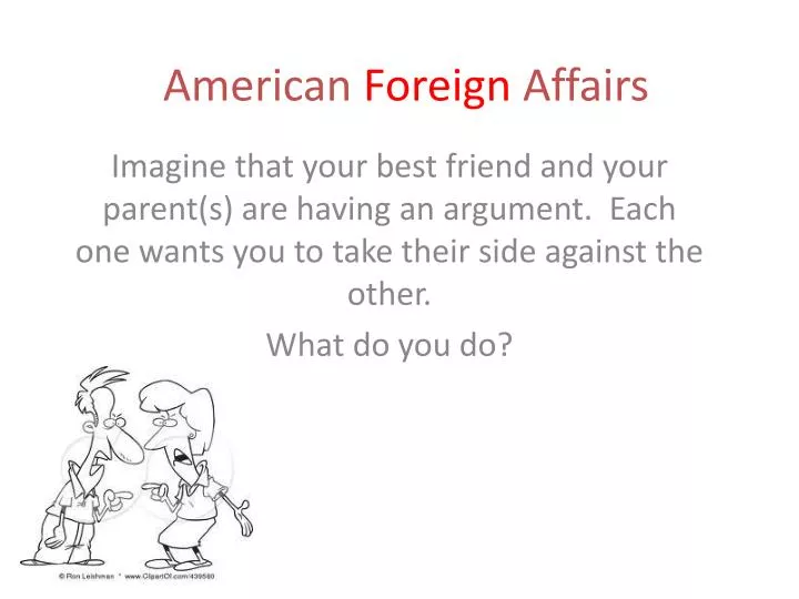 american foreign affairs