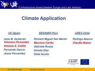 Climate Application