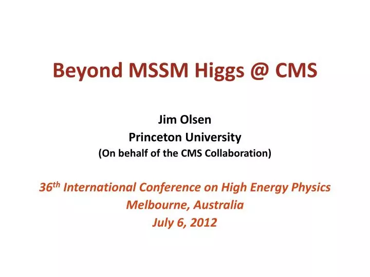 beyond mssm higgs @ cms