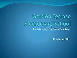 Gordon Terrace Elementary School