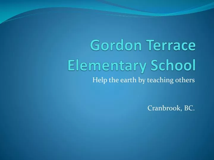 gordon terrace elementary school