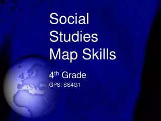 Social Studies Map Skills