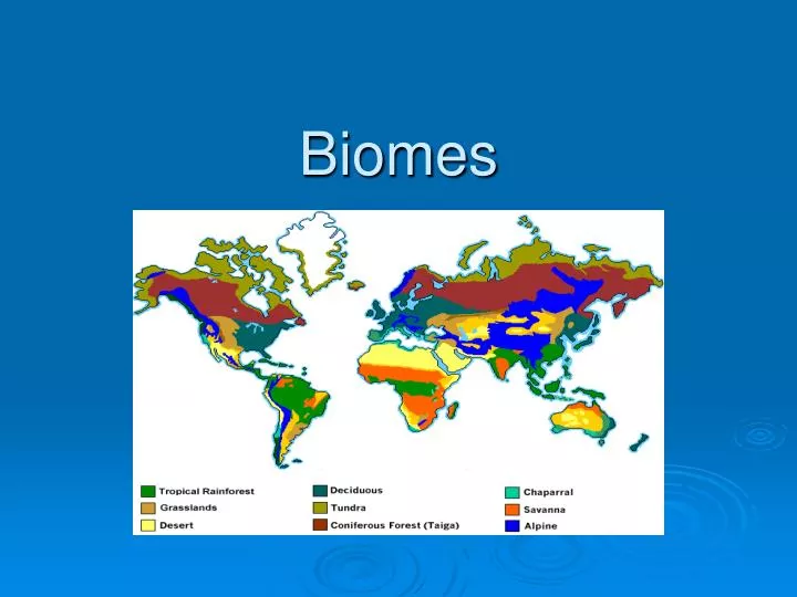 biomes