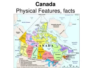 Canada Physical Features, facts