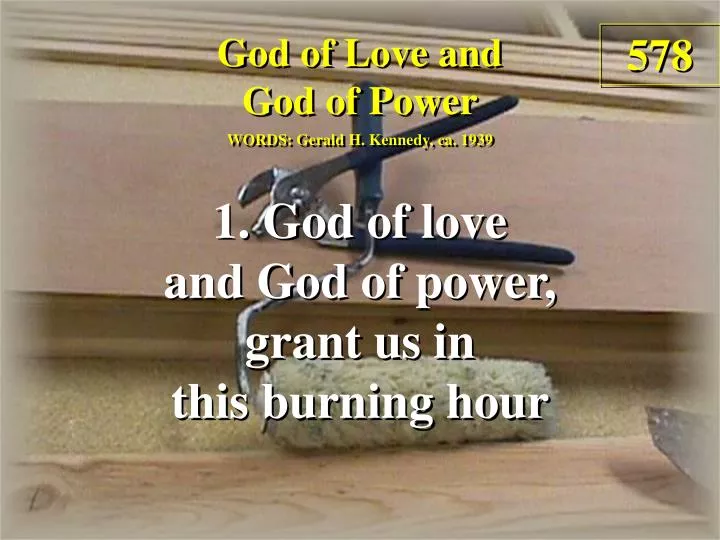 god of love and god of power verse 1