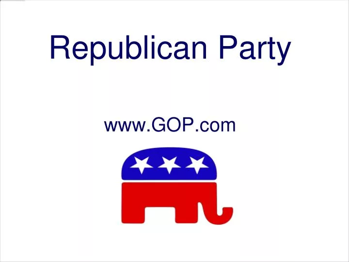 republican party www gop com