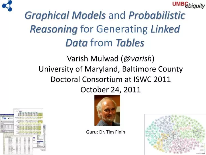 graphical models and probabilistic reasoning for generating linked data from tables