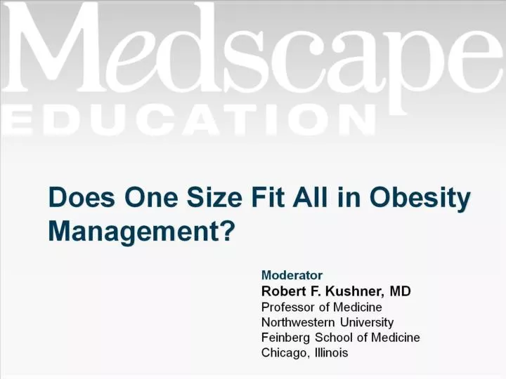 does one size fit all in obesity management