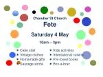 Chandler St. Church Fete – Join Us for a Day of Fun on Saturday, May 4th! - slide 1