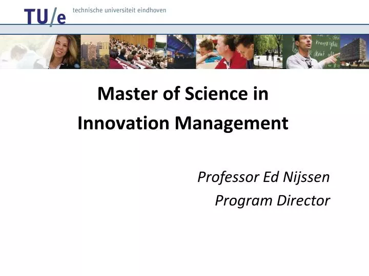 master of science in innovation management