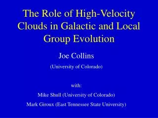 The Role of High-Velocity Clouds in Galactic and Local Group Evolution