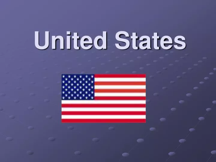 presentation of united states