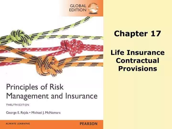 chapter 17 life insurance contractual provisions
