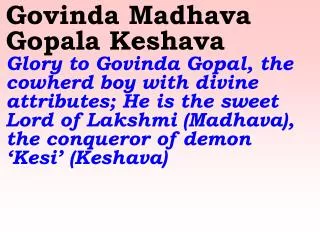 New 691 Govinda Madhava Gopala Keshava(2)