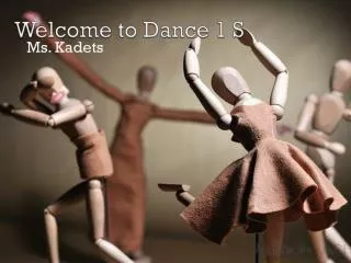 welcome to dance 1 s