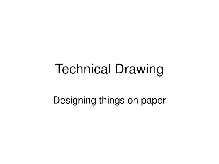 technical drawing