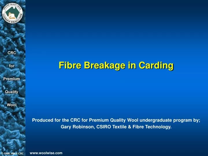 fibre breakage in carding