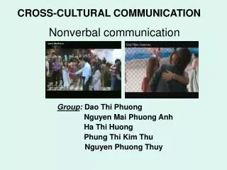 Nonverbal communication