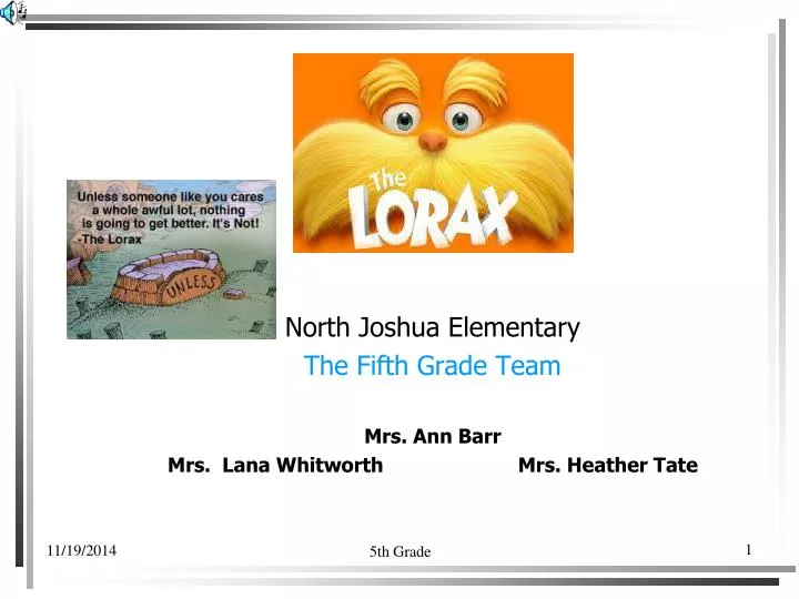 north joshua elementary the fifth grade team mrs ann barr mrs lana whitworth mrs heather tate