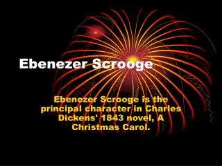 Ebenezer Scrooge