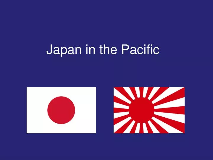 japan in the pacific