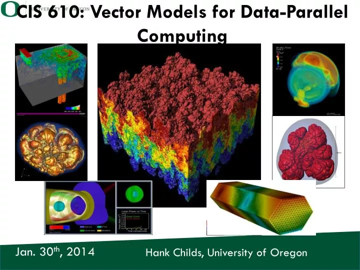cis 610 vector models for data parallel computing