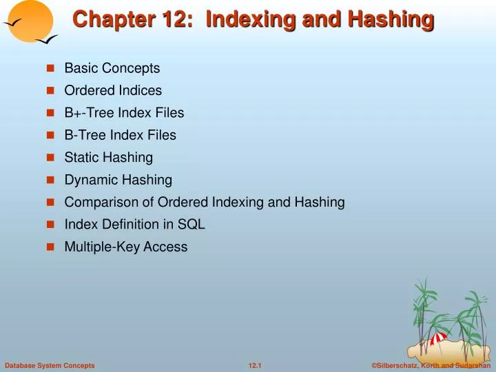 chapter 12 indexing and hashing