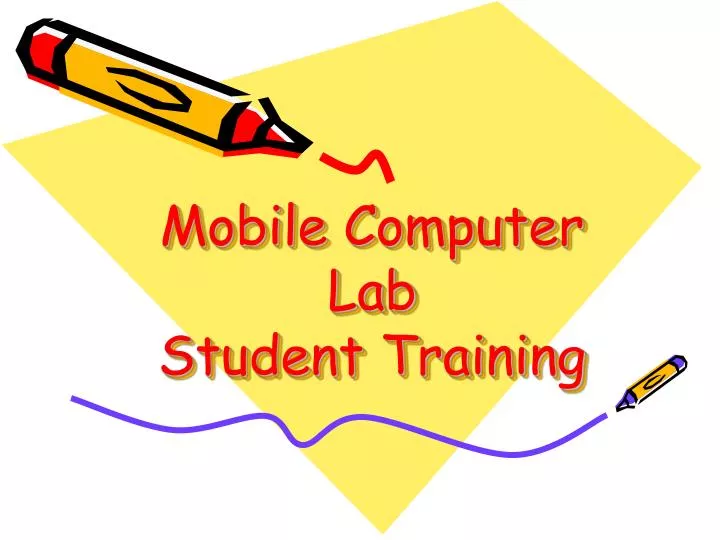 mobile computer lab student training