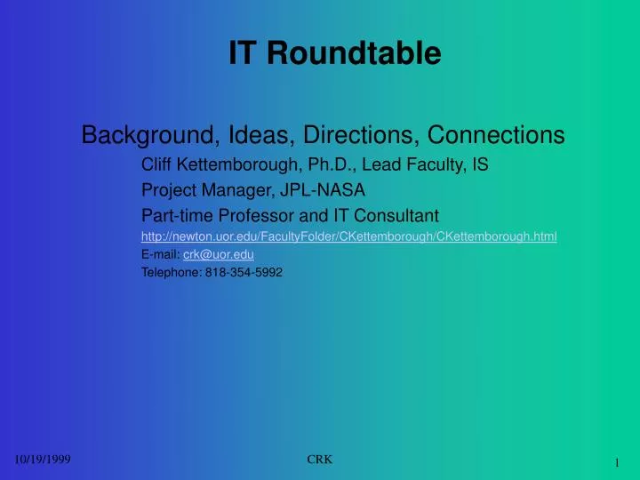 it roundtable