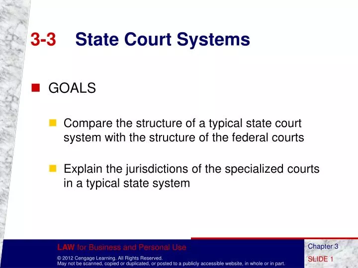 3 3 state court systems