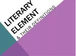 Literary element - slide 1