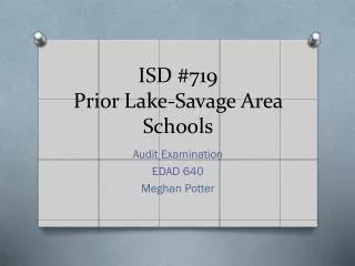 ISD #719 Prior Lake-Savage Area Schools