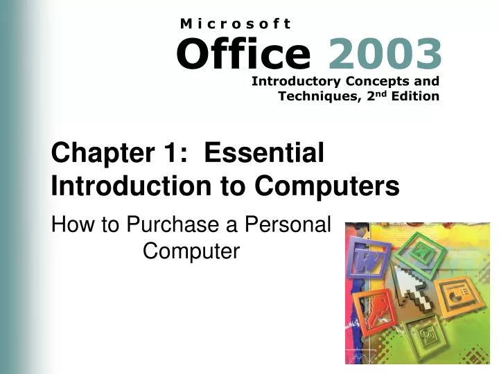 chapter 1 essential introduction to computers