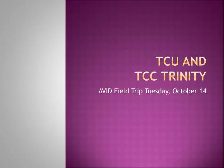 tcu and tcc trinity