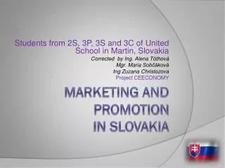 Marketing and promotion in Slovakia