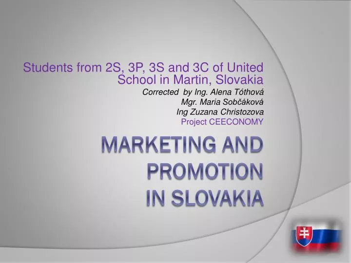 marketing and promotion in slovakia