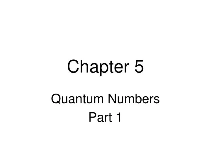 chapter 5