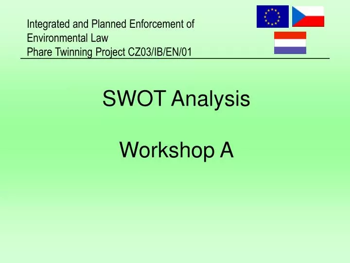 swot analysis workshop a