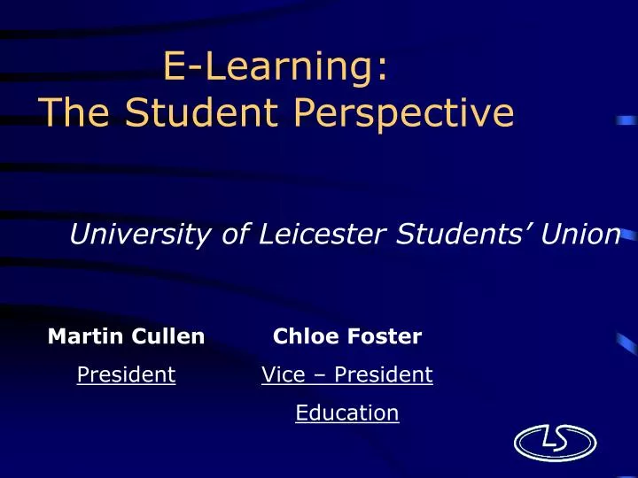 e learning the student perspective