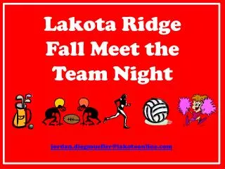 Lakota Ridge Fall Meet the Team Night