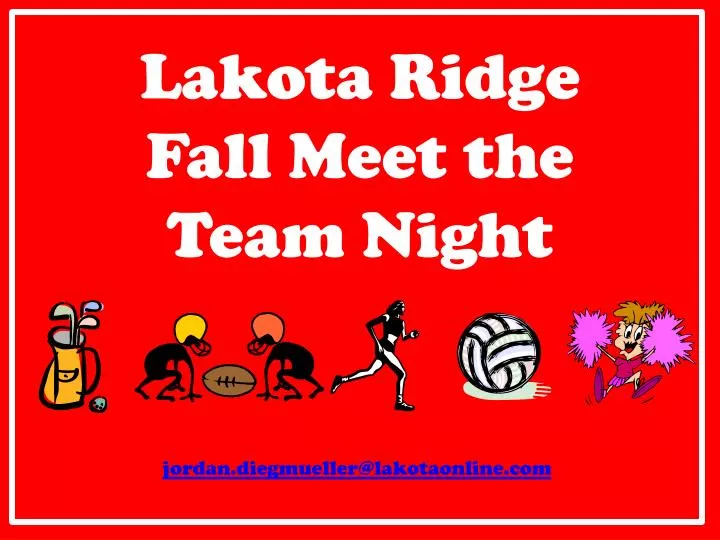 lakota ridge fall meet the team night